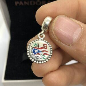 ✨🔥Pandora Puerto Rico Flag Charm Turtle Tree Flower